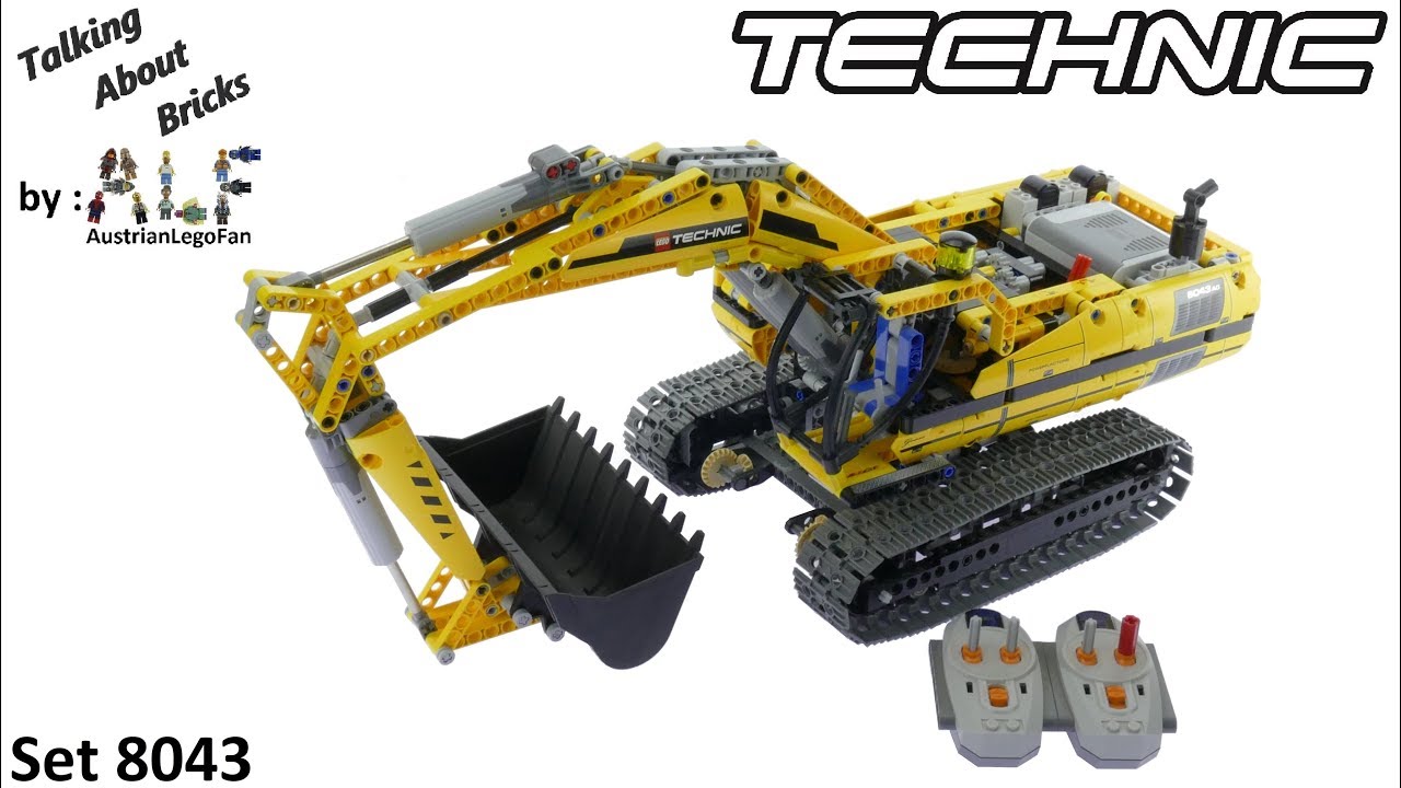 Lego Technic 8043 Motorisierter Raupenbagger - Lego Set Review auf Deutsch  - YouTube