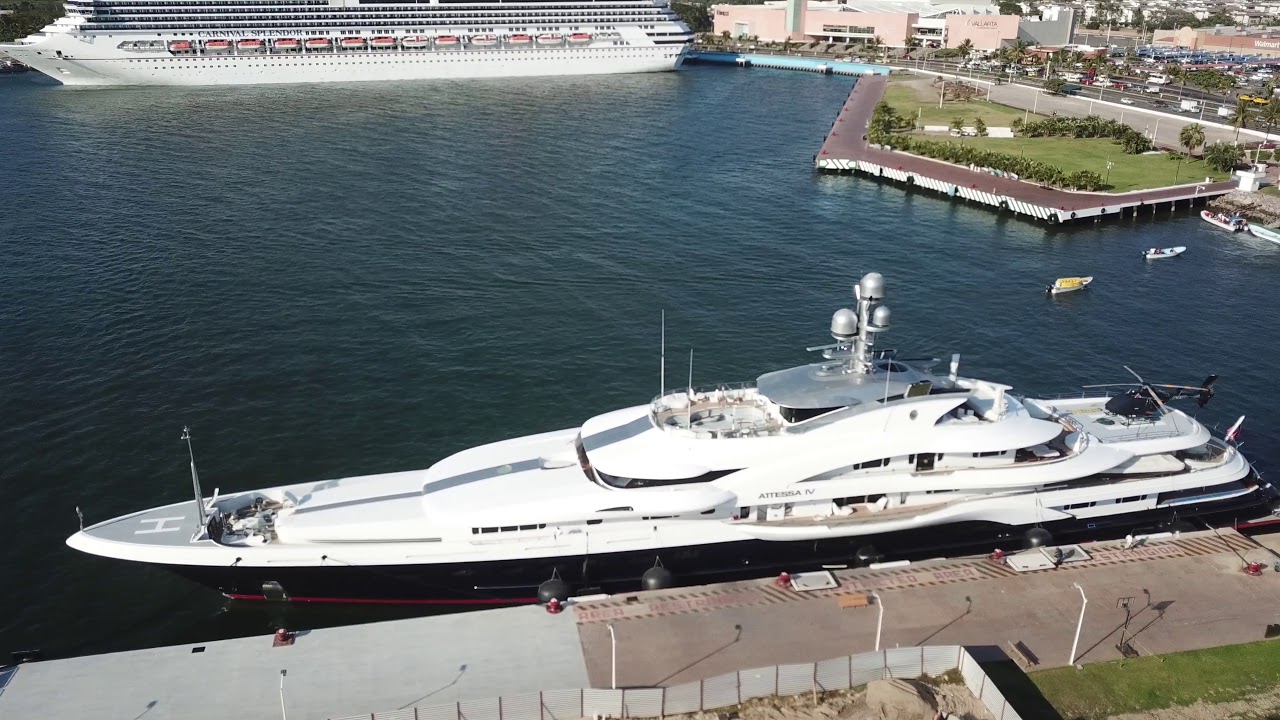 mega yacht in puerto vallarta