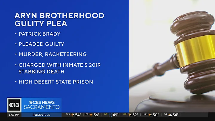 Aryan Brotherhood prison gang member pleads guilty to murder, racketeering