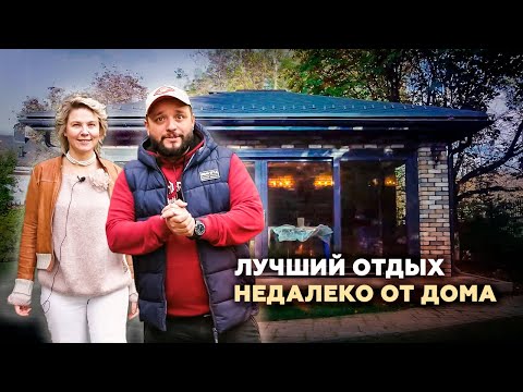 Зона отдыха размером 6×6 с ЗАКАЛЁННЫМИ панорамными окнами