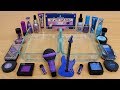 Purple vs Blue - Mixing Makeup Eyeshadow Into Slime Special Series 177 Satisfying Slime Video