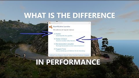 Beamng Vulkan vs DirectX 11(normal)