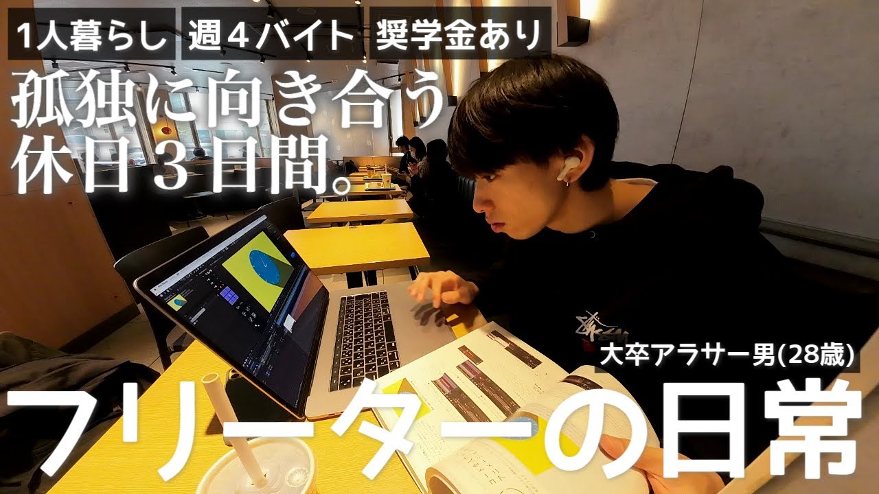 【vlog/週4アルバイト】孤独にひたすらルーティンをこなす家賃26000円28歳一人暮らしフリーターの日常。【#148】