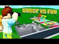 I Found STRICT Playground Vs FUN Playground.. (Roblox Bloxburg)