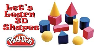 Lets Learn 3D Shapes With Play Doh