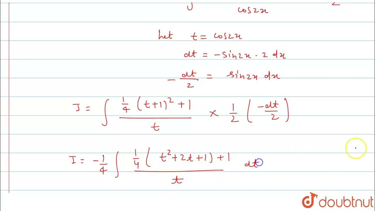 l=int(cos^(4)x+1)/(cotxtanx)dx is equal to CLASS 12 INDEFINTE