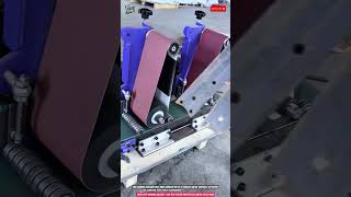 Heavy-Duty Sanding Machine Dual Belt System Smooths 500 Metal Partshour