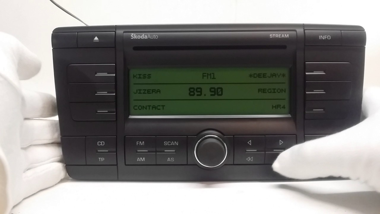 Магнитола skoda stream