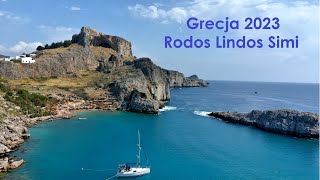 Rhodos Greece May 2023 Rodos Grecja ( Ellia Lardos Lindos Simi Drone )