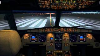 Aerosoft Airbus X Extended A320 Cockpit Take off - HD