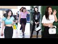 BLACKPINK JENNIE AIRPORT FASHION STYLE 2016 - 2019