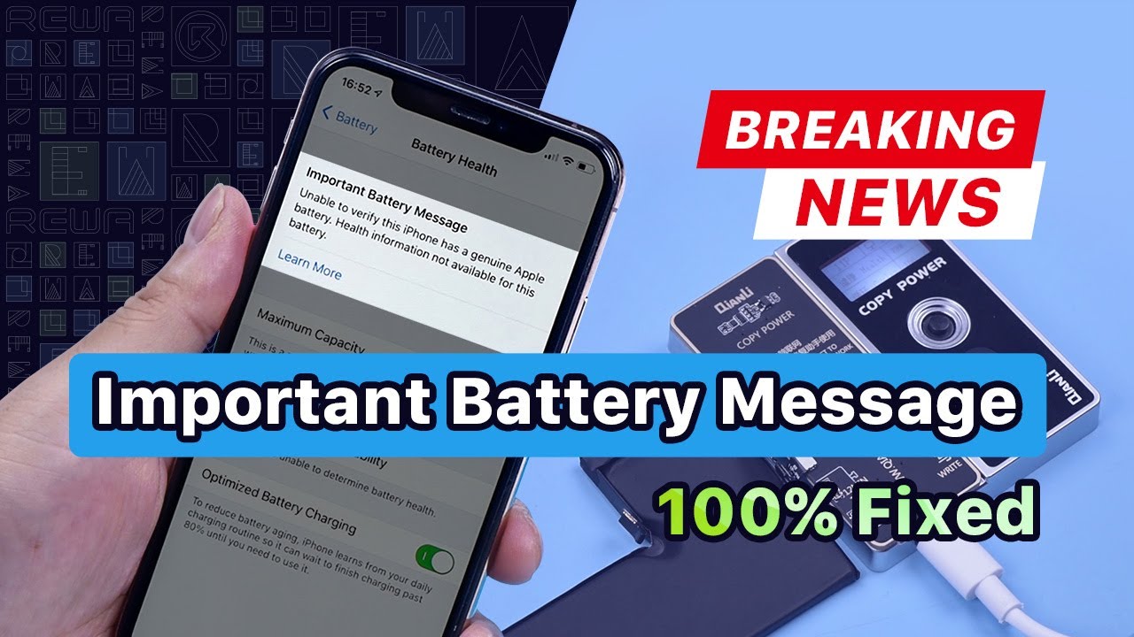 Change iPhone 11 BATTERY (WITHOUT INSTALLING UNKNOWN PART)JC 