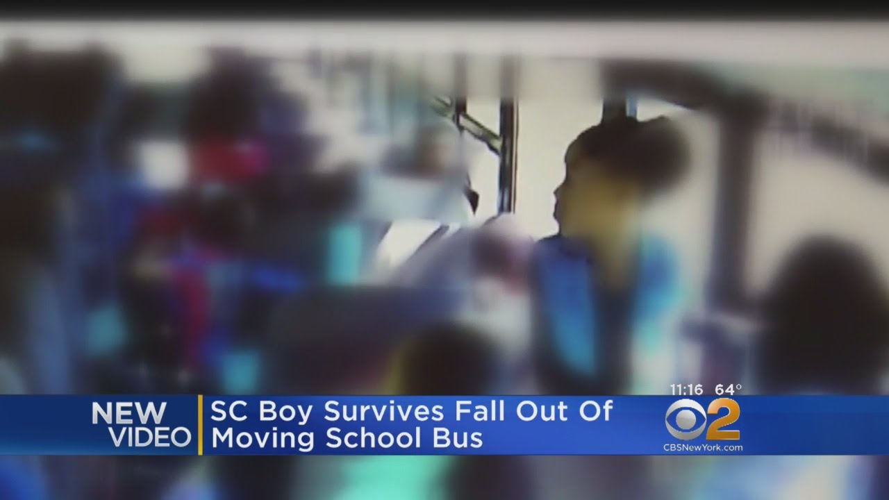 SC Boy Survives Fall Out Of Moving School Bus - YouTube