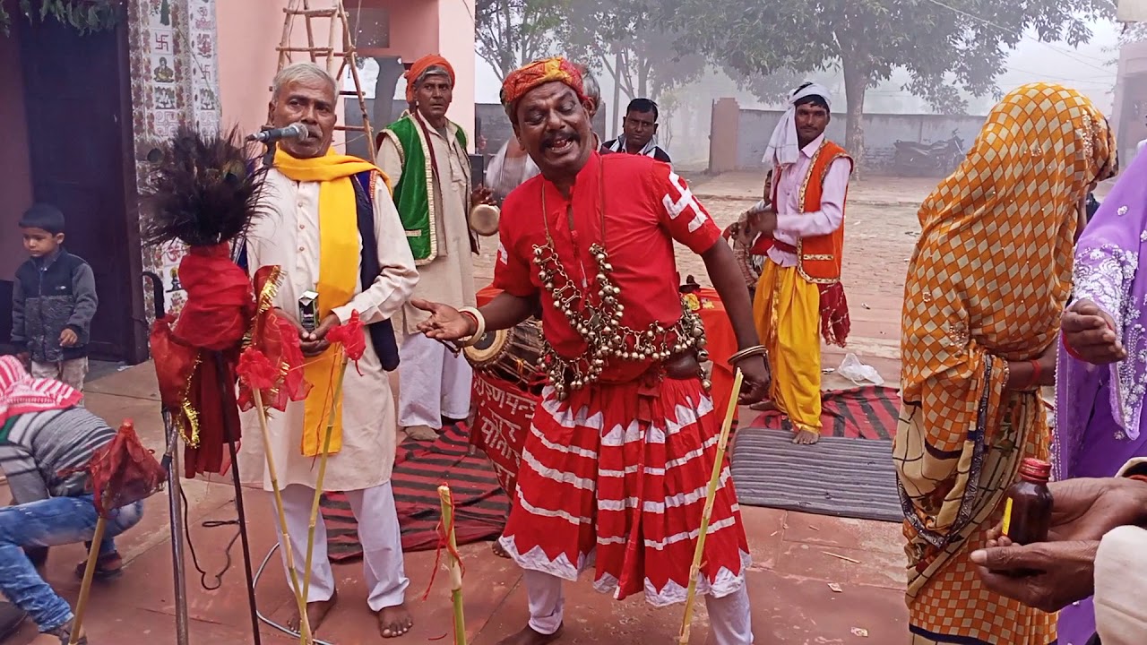 माता रानी के भक्तों पर आई जोरदार माता देवी जागरण गांव नगला मोहन एटा में