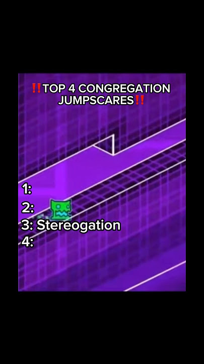 Top 4 Congregation Jumpscares🔥💀 #geometrydash #edit