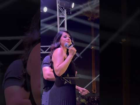 من حفل الفنانة رحمة رياض على نخيل بغداد مجلة مشاهير العراق