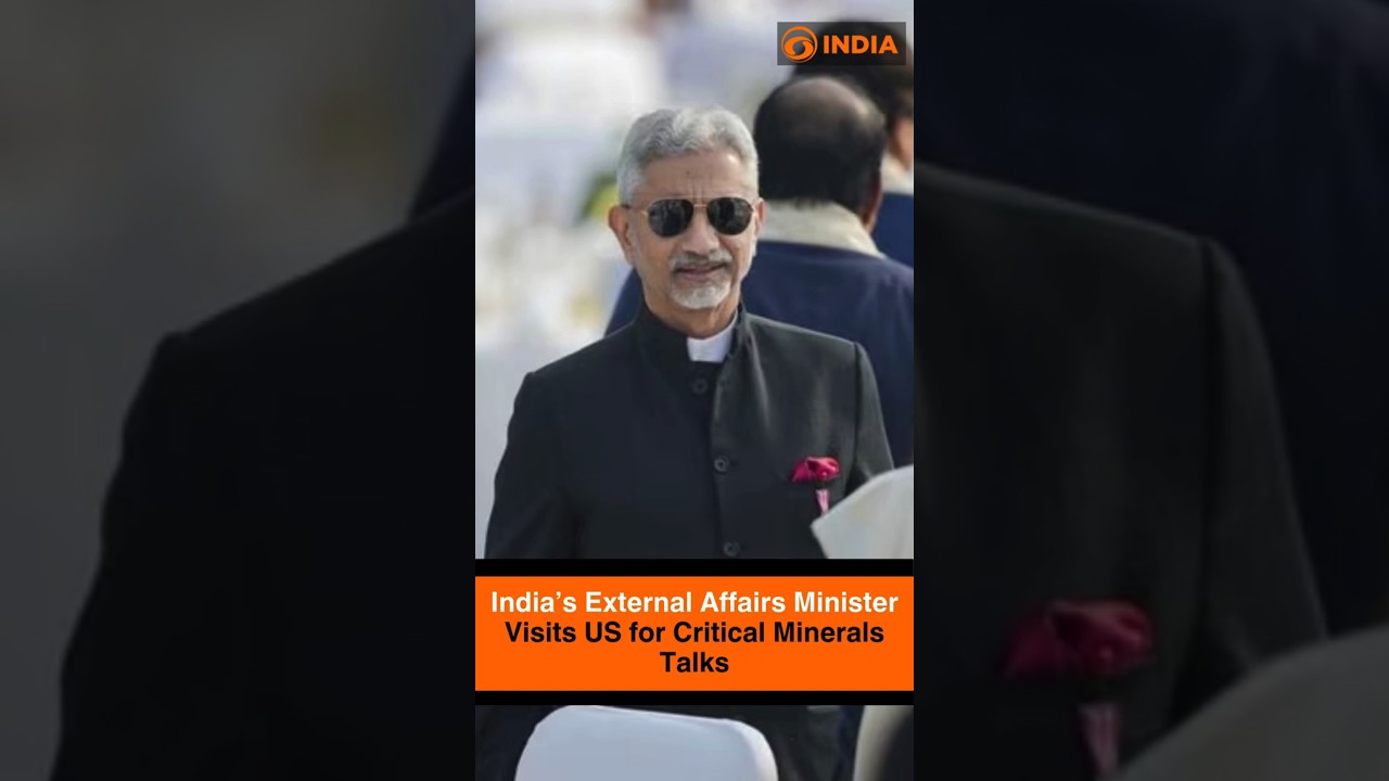 India’s External Affairs Minister Visits US for Critical Minerals Talks