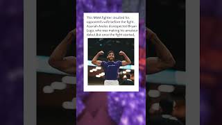 MMA fighter 🥊 insulted his opponent's wife 💀 (BIG MISTAKE) #shorts