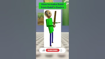 How to make Baldi from Baldi’s Basics #lego #baldi #gaming #baldisbasics
