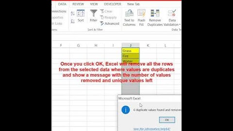 Remove Duplicates #shorts #excel #duplicates