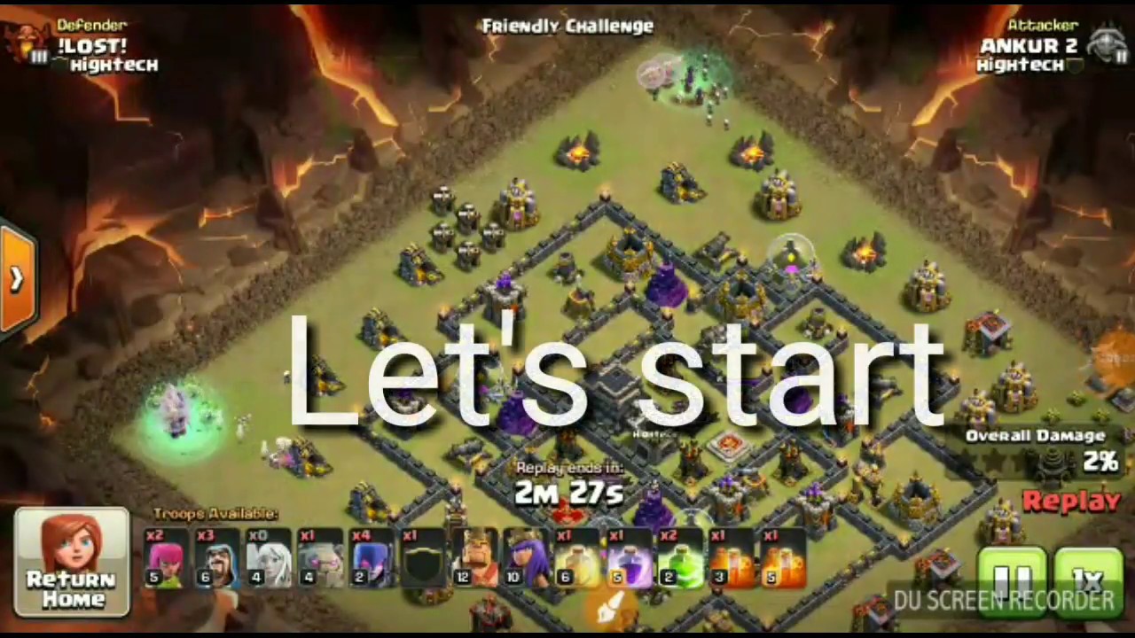 Best Th9 3 Star Attack Strategy 2017 | Clash Of Clans |