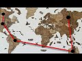 Blender 3D Animation Sample | World Map Motion Graphics