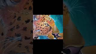 #cheeta #canvaspainting #acryliccolour #hardwork #viralvideo #viralshorts