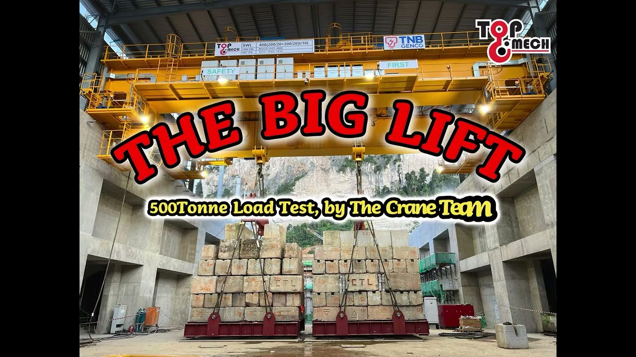 THE BIG LIFT l 500Tonne Load Test, by The Crane Team