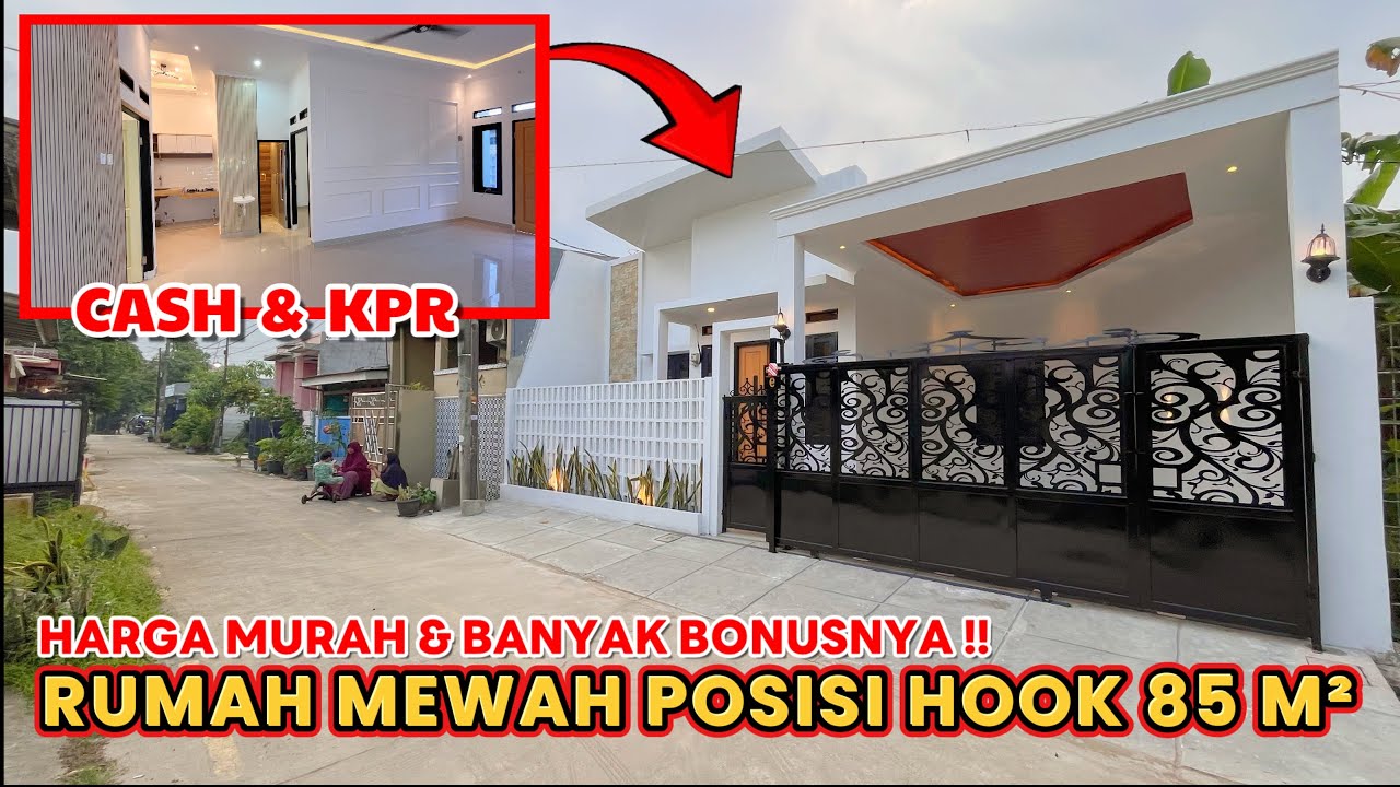 DIJUAL RUMAH CANTIK HUUK TIPE 60/85 || 3 KM TIDUR || MURAH MURAH PROMO AKHIR TAHUN 