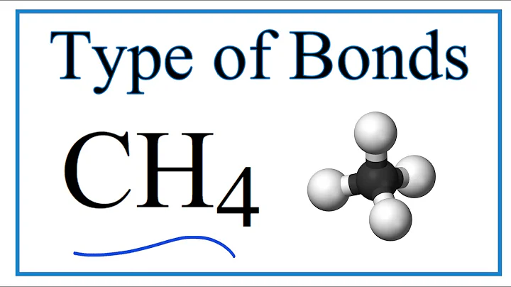 Type of Bonds for CH4 (Methane)