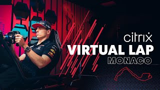 @citrix Virtual Lap: Max Verstappen laps the Monaco Grand Prix