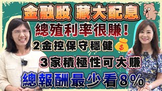 【自由女神邱沁宜】外資看走眼？大倒貨金融股會後悔？！金融股總報酬最少賺8%！2家金控可穩健存股獲利！3家積極型操作可大賺！Ft.盧燕俐