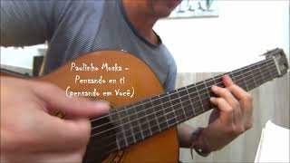 🎼Pensado en ti Paulinho Moska cover guitarra fingerstyle🎸🎸🎸