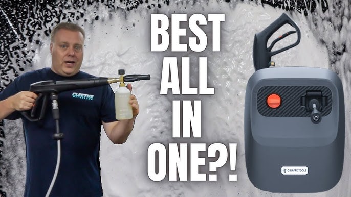 NEW! Affordable Wall Mount Pressure Washer With Retractable Hose