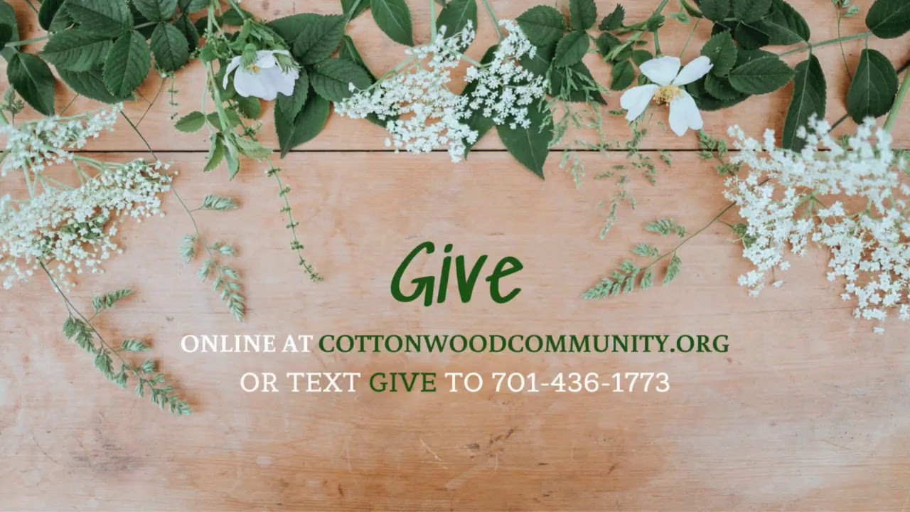 Cottonwood Community Church Grand Forks Live Stream YouTube
