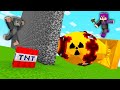 ماين كرافت ولكن استخدمت الغش في تحدي بناء افضل قنبلة ناووية ضد اصدقائي 