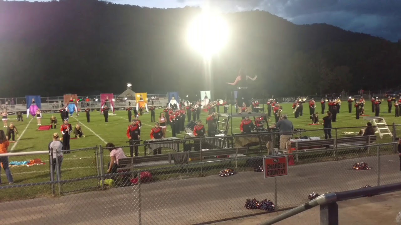 Halftime Show by the Bath County High School Band - YouTube