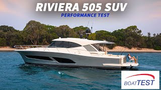 Riviera 505 SUV (2020) - Peformance Video by BoatTEST screenshot 4