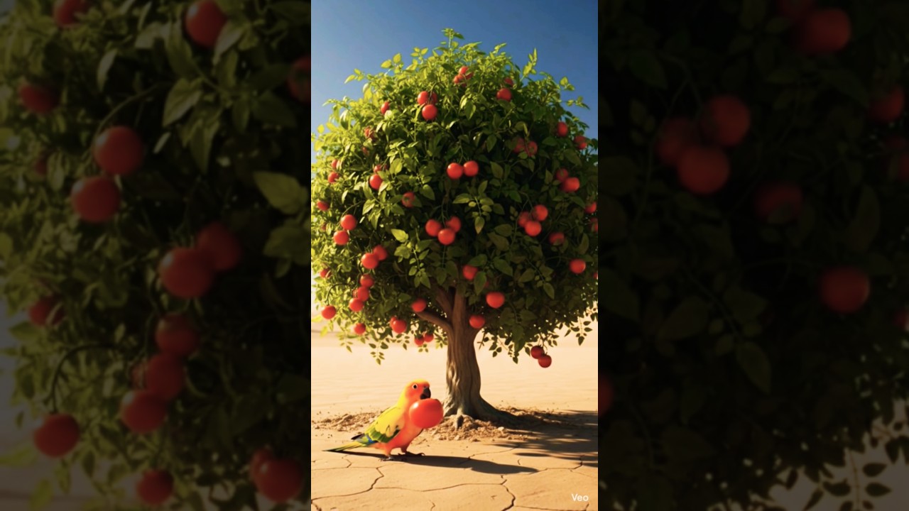 🎯🦜She Threw a Tomato in the Desert… What Grew Changed Everything | Emotional Story🌵