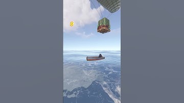 Hoe je veilig een airdrop activeert bij een hoge pop #rust #rusttips #rusttricks