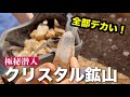 大型水晶がゴロゴロ採れる産地が見つかりました