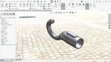 Hook Modeling -- SolidWorks Boundary Boss / Base