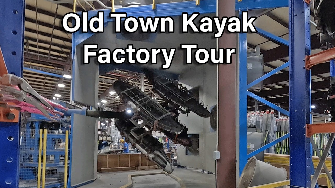 Old Town Kayak and Canoe Factory Tour, Old Town Maine Nov 2025