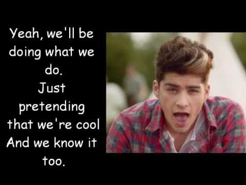 One Direction - Live While We're Young (Lyrics Video) - YouTube