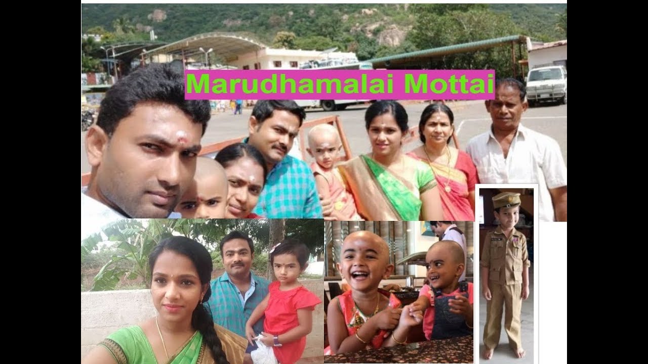 Temple Time - Marudhamalai Mottai & Kutti Police family time to meet my family