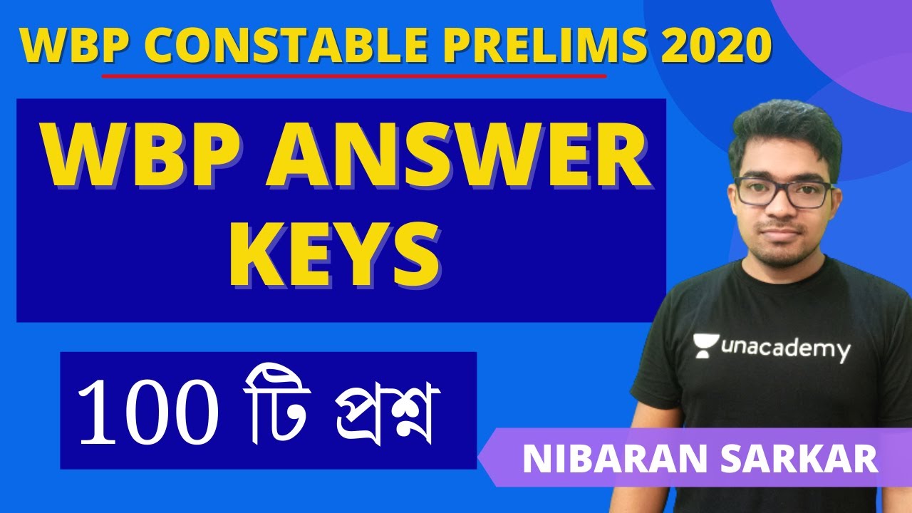 wbp 2021 answer key | WBP Prelims Answer Key 2021 | wbp answer key 2021 | NS CAREER ACADEMY