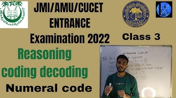 JMI/AMU/CUCET ENTRANCE EXAMINATION 2022_23 Reasoning coding decoding #jmi #amu #cucet2022