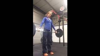 1 Tempo Snatch Pull with 60lbs 3030 + 1 Muscle Snatch + 1 Squat Snatch 10