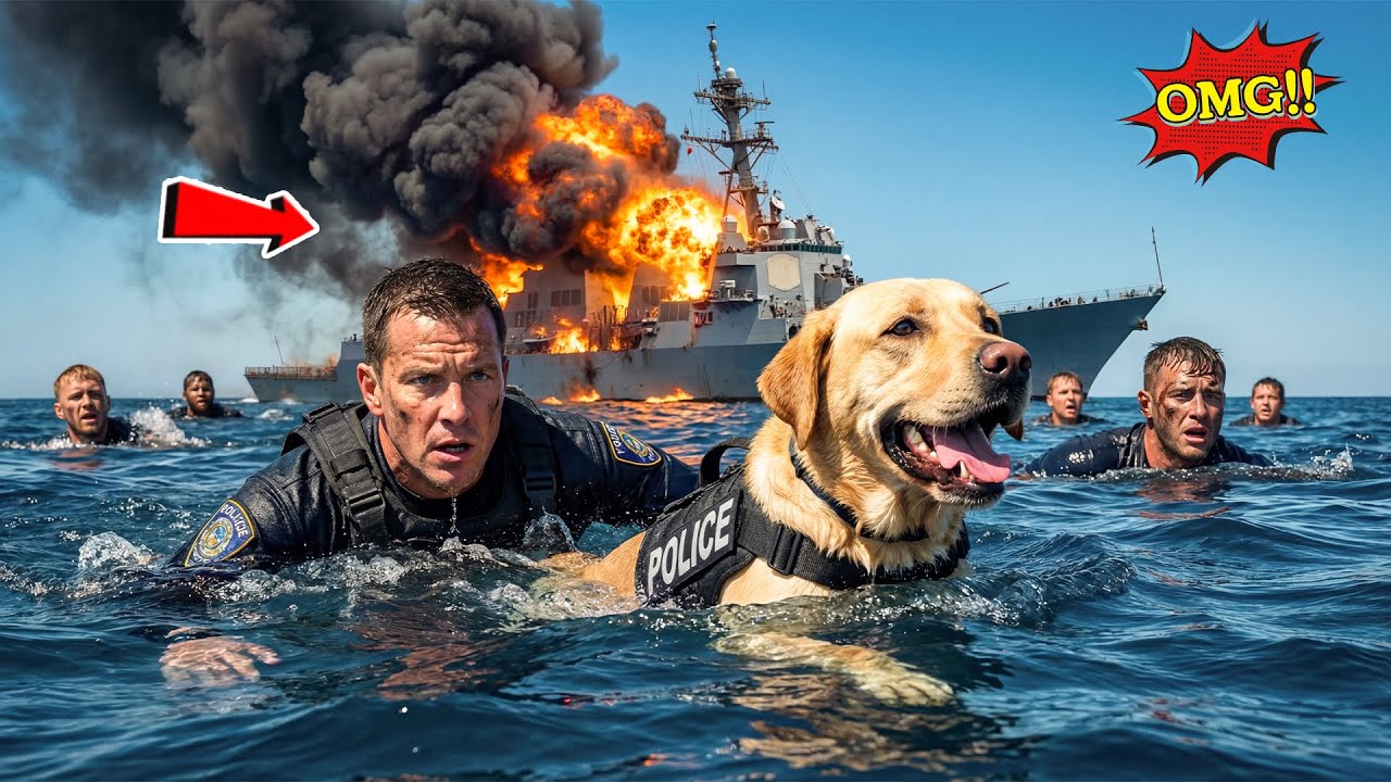 Labrador Retriever Barks Furiously at a Man’s Luggage… and Saves Everyone on the Ship Just in Time!