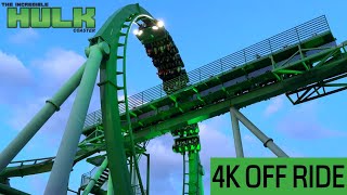 Incredible Hulk at Dusk/ Nighttime (4K OFF Ride POV)- Universal’s Islands of Adventure, Orlando, FL